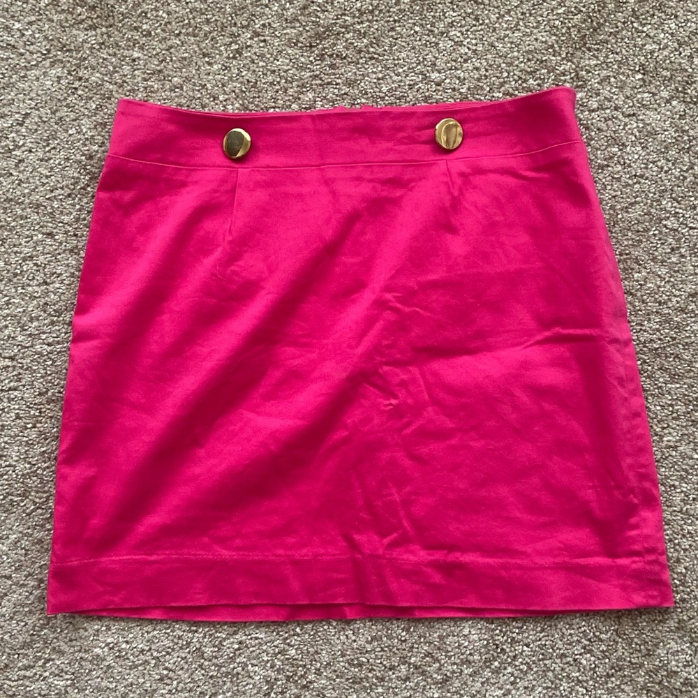 Pink mini skirt